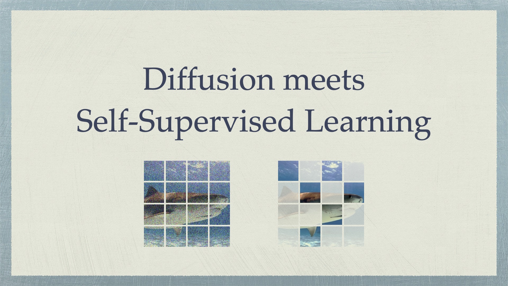 Diffusion meets Self-Supervised Learning
