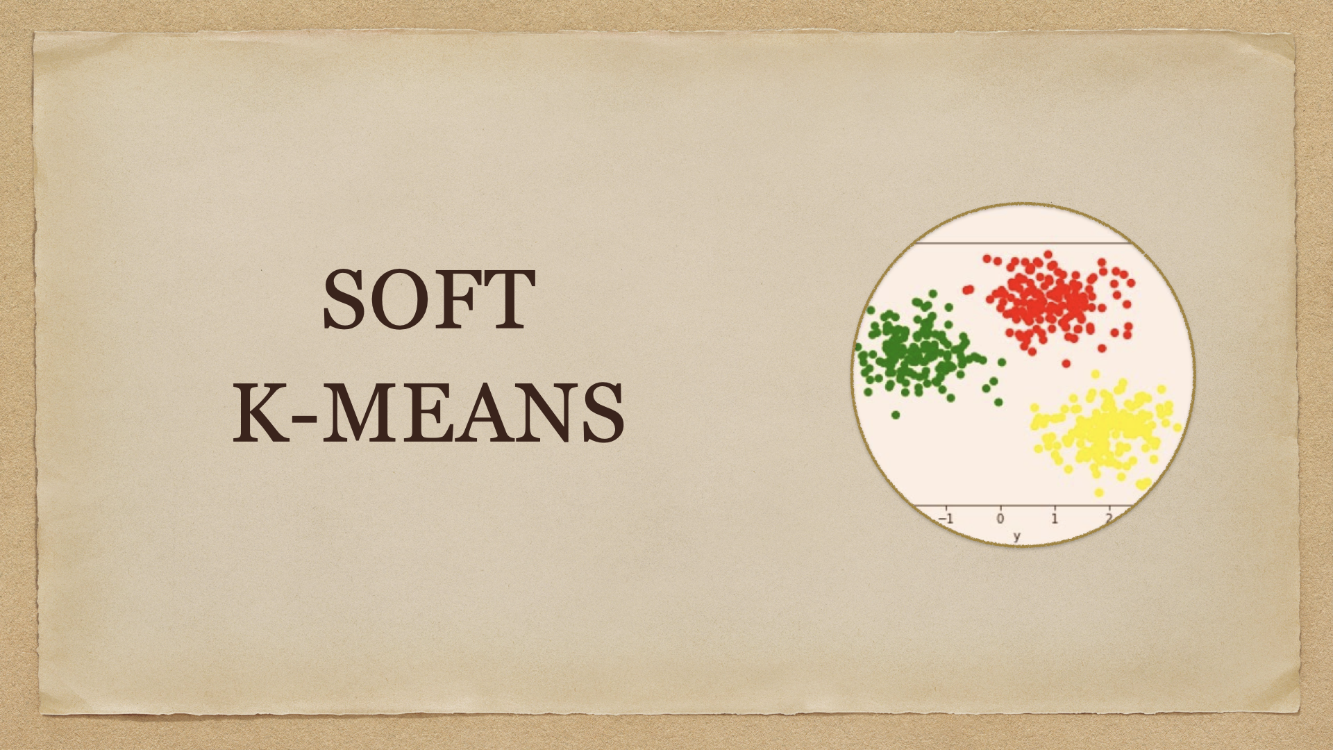 soft k-means