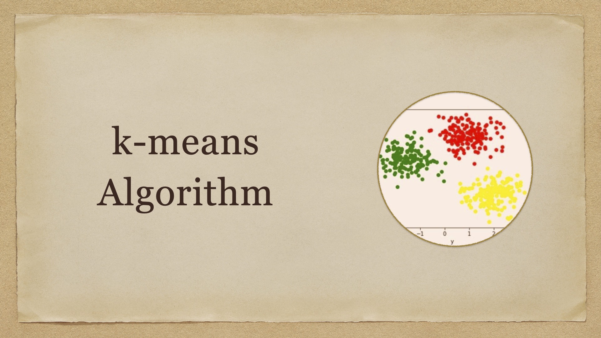 k-means算法及其推广